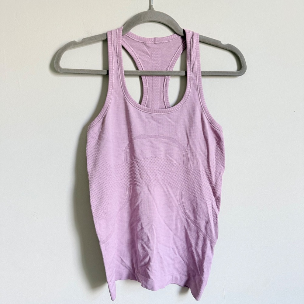Lululemon Swiftly Tech Racerback Tank Lilac Purple Size 6 Activewear Top